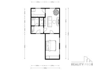 Prodej bytu 2+1, Břeclav - Poštorná, Hlavní, 42 m2