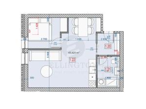 Prodej bytu 2+kk, Lučany nad Nisou - Horní Maxov, 43 m2