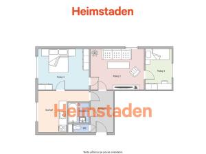 Pronájem bytu 3+1, Horní Suchá, Zelená, 56 m2