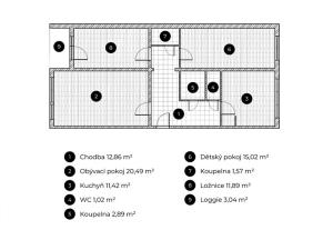 Prodej bytu 3+1, Praha - Modřany, Levského, 80 m2