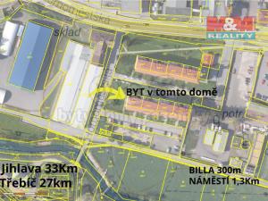 Prodej bytu 2+1, Velké Meziříčí, Hornoměstská, 49 m2