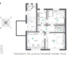 Prodej rodinného domu, Hořice, Máchova, 140 m2