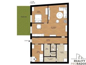 Prodej bytu 3+kk, Třebíč - Vnitřní Město, Karlovo nám., 123 m2