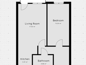 Pronájem bytu 2+kk, Praha - Hostavice, U Hostavického potoka, 49 m2