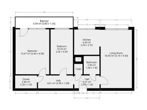 Pronájem bytu 3+1, Praha - Kobylisy, Košťálkova, 66 m2