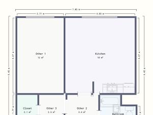 Prodej bytu 2+kk, Ústí nad Labem, Na Kohoutě, 45 m2