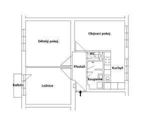 Pronájem bytu 3+kk, Hradec Králové, Fučíkova, 68 m2