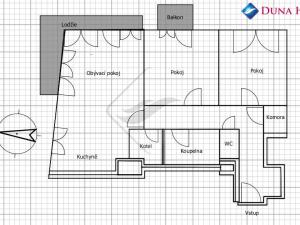 Prodej bytu 3+kk, Praha - Hrdlořezy, Horní Hrdlořezská, 90 m2