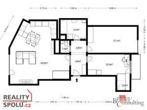 Pronájem bytu 3+kk, Praha - Kunratice, V Zeleném údolí, 94 m2