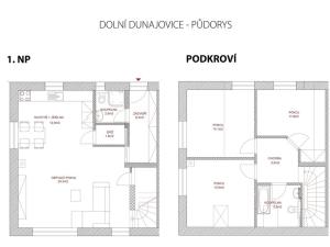 Prodej bytu 4+kk, Dolní Dunajovice, Úzká, 103 m2