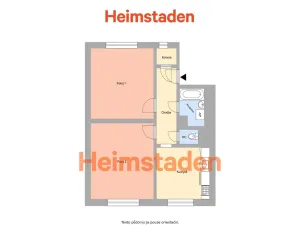 Pronájem bytu 2+1, Ostrava - Mariánské Hory, Výstavní, 61 m2