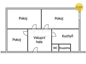 Prodej bytu 3+1, Žďár nad Sázavou, Nerudova, 76 m2