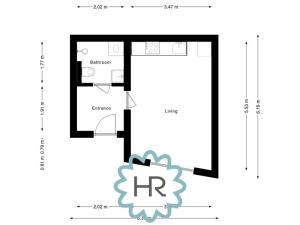 Pronájem bytu 1+kk, Praha - Malešice, Bakalářská, 38 m2