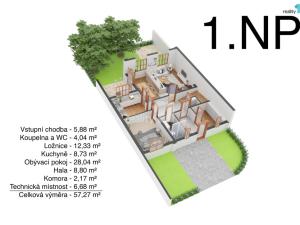 Prodej rodinného domu, Český Brod, Pod Malým vrchem, 135 m2