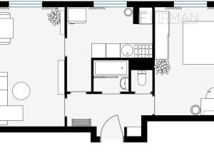 Prodej bytu 2+1, Mělník, Studentská, 49 m2