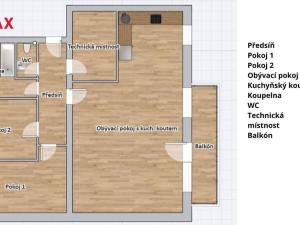 Pronájem bytu 3+kk, Lanškroun - Žichlínské Předměstí, Palackého, 108 m2