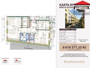 Prodej bytu 3+kk, Brno - Zábrdovice, Bratislavská, 76 m2