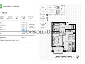 Prodej bytu 2+kk, Olomouc - Povel, Loudova, 57 m2