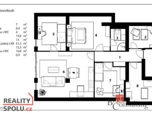 Prodej bytu 4+kk, Praha - Hostavice, Písčitá, 120 m2