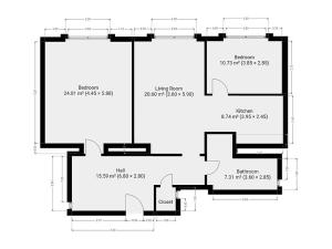 Pronájem bytu 3+kk, Praha - Libeň, Vacínova, 87 m2