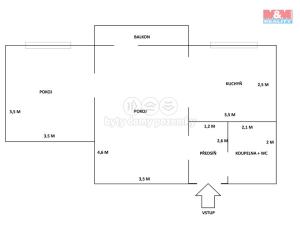 Prodej bytu 2+1, Frýdek-Místek - Frýdek, Jiráskova, 48 m2