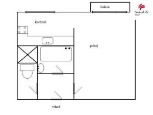 Pronájem bytu 1+kk, Plzeň, Jiráskovo náměstí, 43 m2