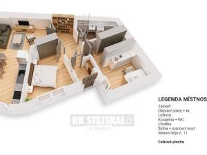 Prodej bytu 3+kk, České Budějovice, Na Zlaté stoce, 72 m2