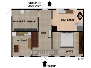 Prodej chalupy, Černá v Pošumaví - Dolní Vltavice, 105 m2