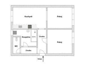 Prodej bytu 2+1, Hrochův Týnec, Nádražní, 74 m2