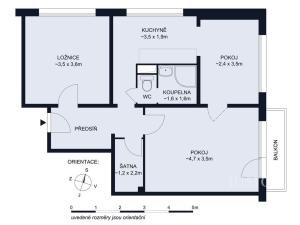 Prodej bytu 2+1, České Budějovice - České Budějovice 3, Kubatova, 62 m2