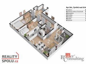 Prodej bytu 3+kk, Týniště nad Orlicí, T. G. Masaryka, 91 m2