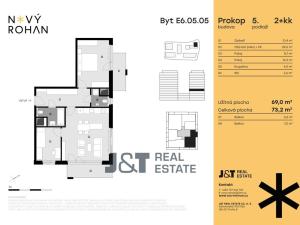 Prodej bytu 3+kk, Praha - Karlín, Libeňský ostrov, 73 m2