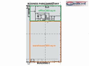 Pronájem skladu, Chrášťany, Za Tratí, 1118 m2