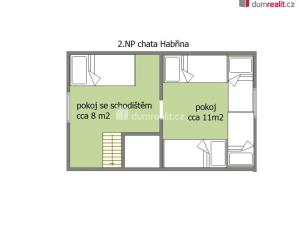 Prodej chaty, Úštěk, Habřinská stráň, 57 m2