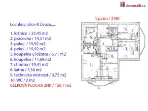 Prodej rodinného domu, Praha - Lochkov, K úvozu, 323 m2