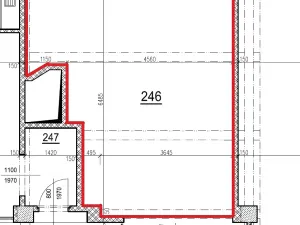 Pronájem obchodního prostoru, Zlín, náměstí Práce, 35 m2