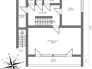 Prodej rodinného domu, Lhotka, Krátká, 170 m2