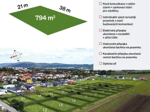 Prodej pozemku pro bydlení, Lipník nad Bečvou, Martina Zeberského, 936 m2