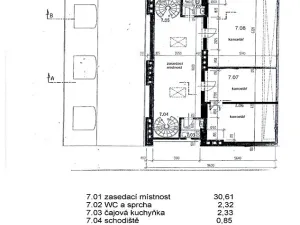 Pronájem kanceláře, Praha - Vinohrady, Kolínská, 100 m2