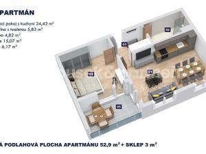 Prodej bytu 2+kk, Vrchlabí, Horská, 52 m2