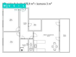 Prodej bytu 3+kk, Olomouc - Nová Ulice, Horní lán, 111 m2