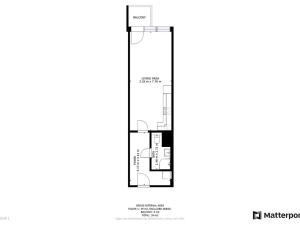 Pronájem bytu 1+kk, Praha - Záběhlice, Choceradská, 39 m2