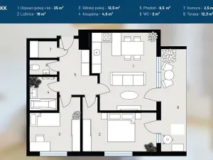 Pronájem bytu 3+kk, Praha - Stodůlky, Svitákova, 72 m2