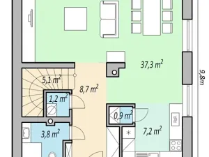 Prodej rodinného domu, Jenišov, 121 m2