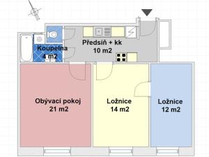 Prodej bytu 3+kk, Praha - Nusle, Na Pankráci, 64 m2