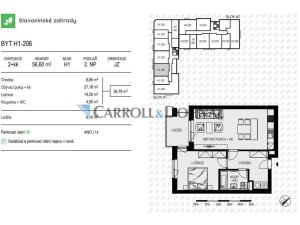 Prodej bytu 2+kk, Olomouc - Povel, Loudova, 56 m2