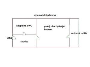 Pronájem bytu 1+kk, Kladno, Dánská, 27 m2