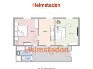 Pronájem bytu 2+1, Havířov - Město, Gorkého, 59 m2