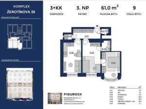 Prodej bytu 3+kk, Praha - Žižkov, Žerotínova, 61 m2