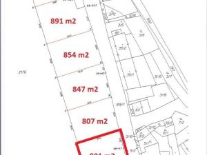 Prodej pozemku pro bydlení, Městečko Trnávka - Lázy, 801 m2